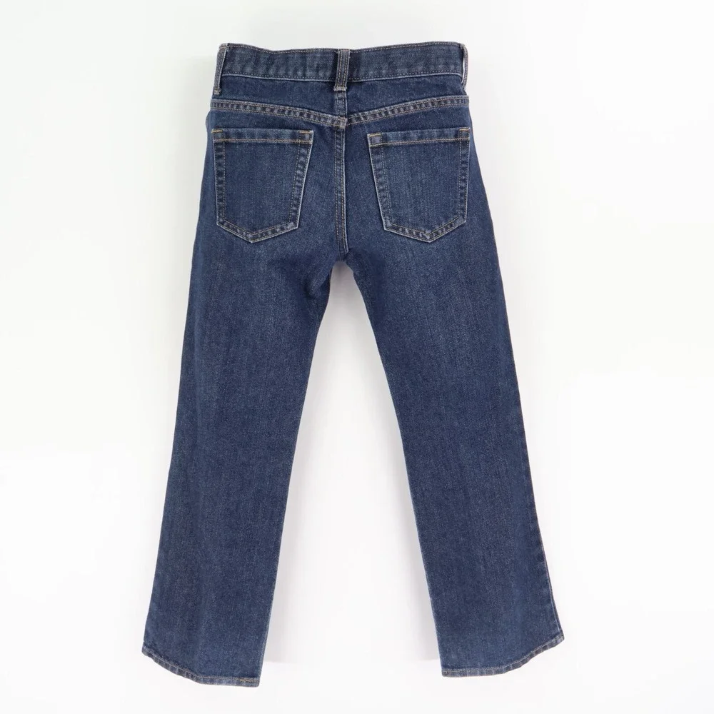 Old‎ Navy Bootcut Jeans Loose Fit Boys Size 10 Blue Dark Wash Denim Cotton Blend